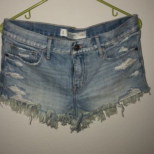 Denim shorts